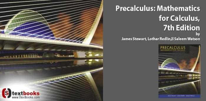 Precalculus mathematics for calculus 7th edition stewart redlin and watson