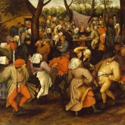 Look at pieter bruegel the elder's peasant dance