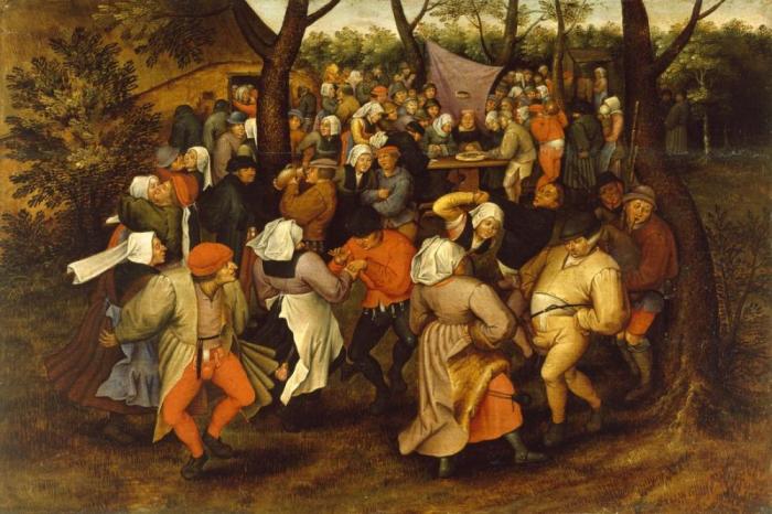 Look at pieter bruegel the elder's peasant dance